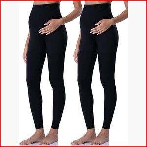 Maternity Leggings Over Belly Pregnancy Yoga Pants Active Wear Workout